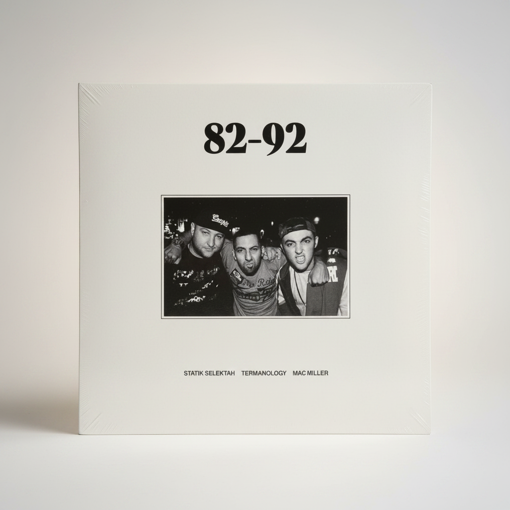 Statik Selektah & Termanology Feat. Mac Miller ‎– 82 92 - 7" Transclucent Green Vinyl Limited Edition