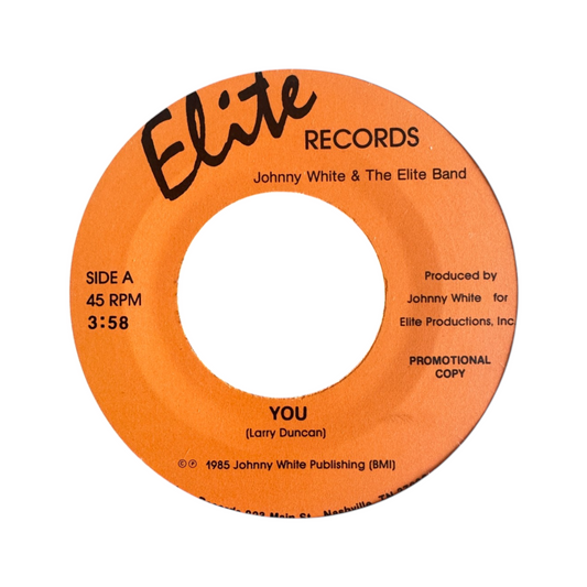 Johnny White & The Elite Band – You / Beach Music 7" Soul Funk 1985