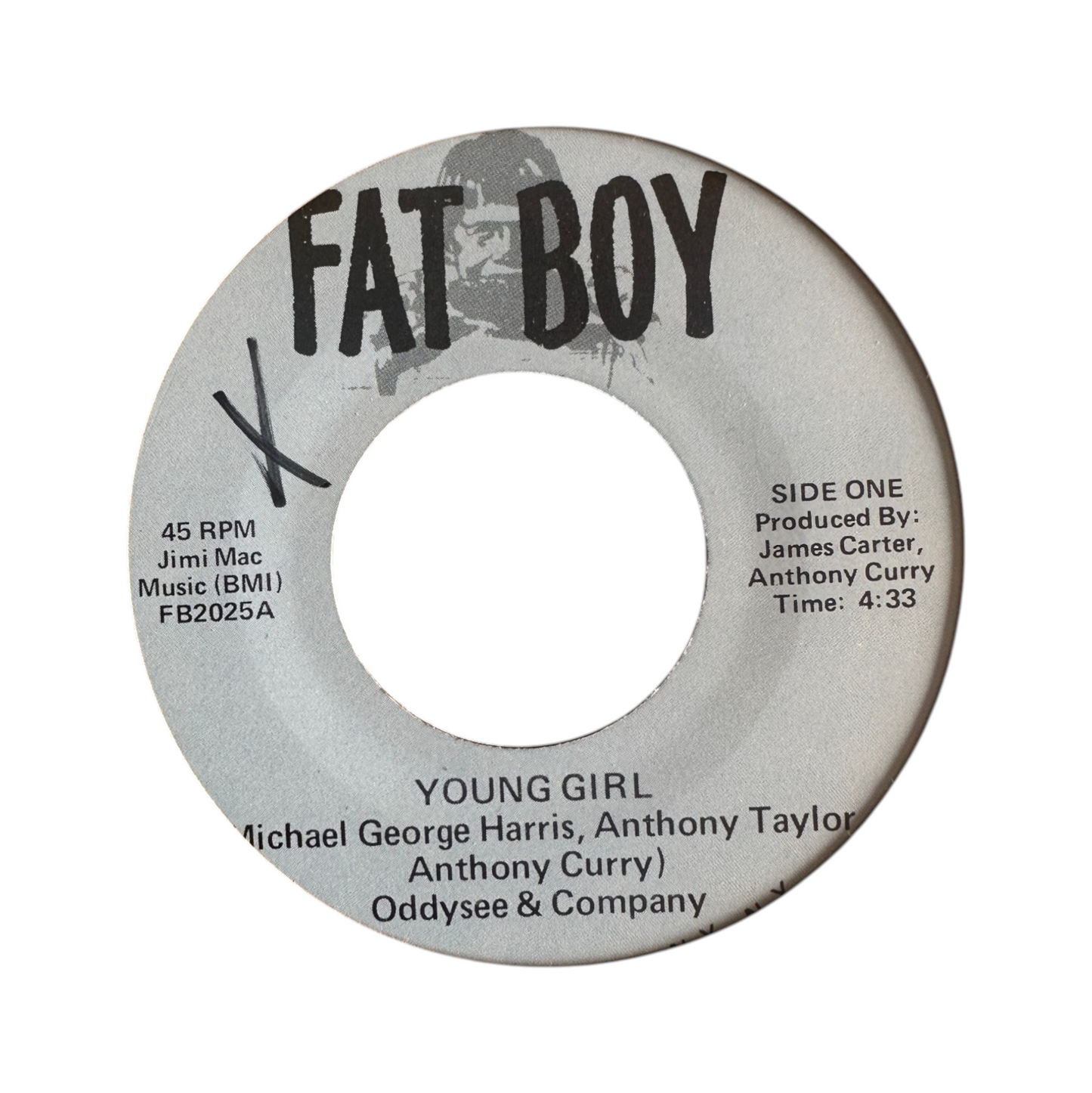 Oddysee & Company – Young Girl 7" Soul Funk 80's Fat Boy