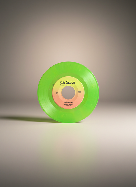 Pepin ft. Sauce81 ‎– Galaxy Drive 7" Colored Vinyl Star Creature