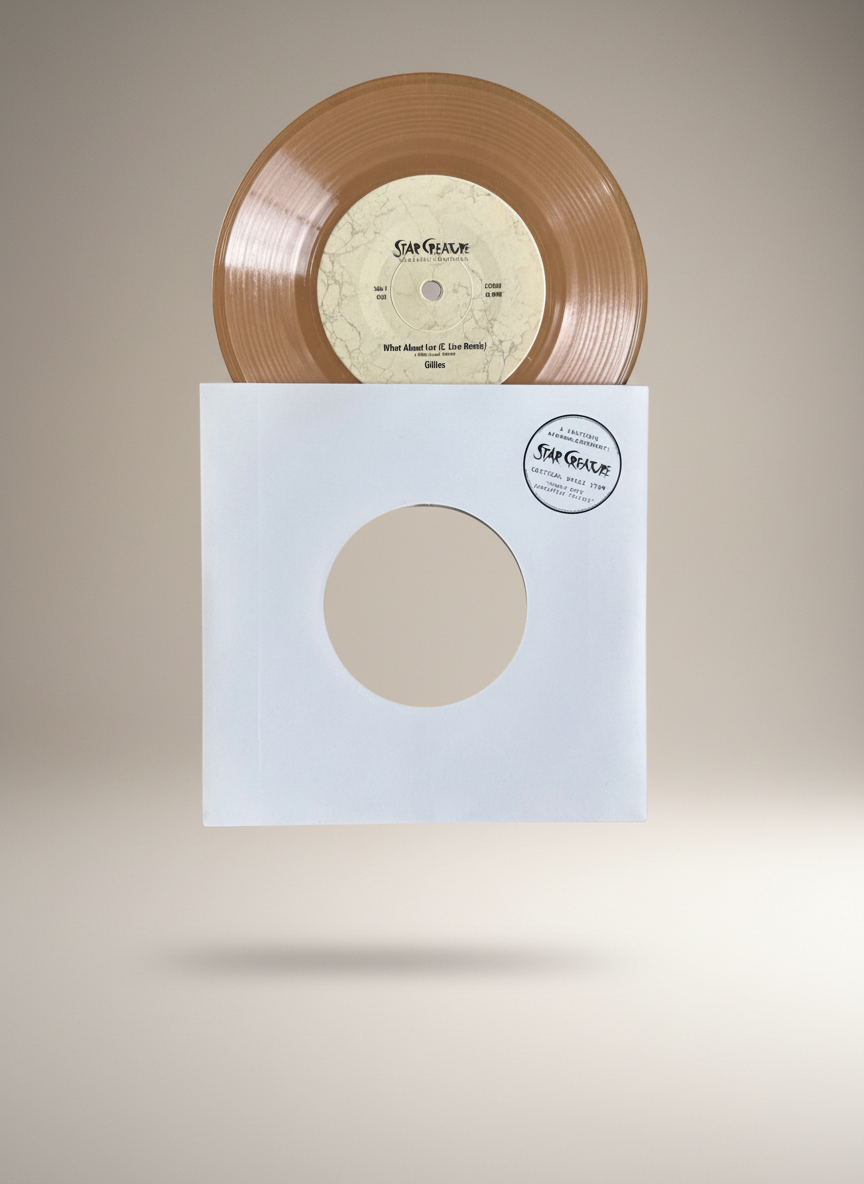 Gillies – What About Luv (E. Live Remix) 7" Colored Vinyl Star Creature