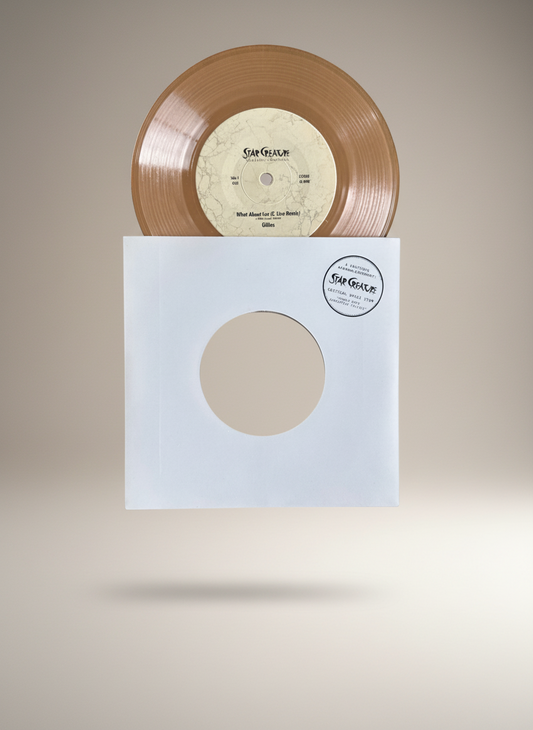 Gillies – What About Luv (E. Live Remix) 7" Colored Vinyl Star Creature