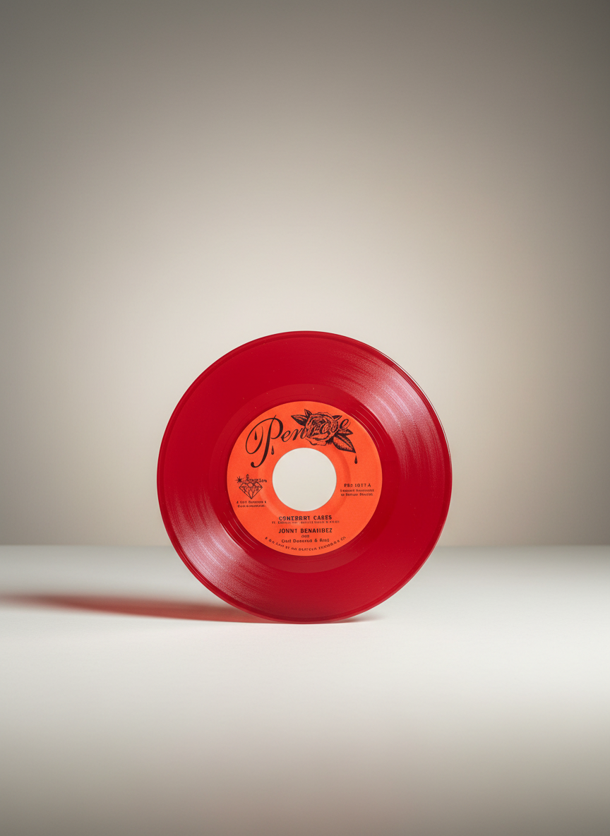 Jonny Benavidez and Cold Diamond & Mink – Somebody Cares / Slow Down Girl 7" Soul Funk Penrose Colored Vinyl