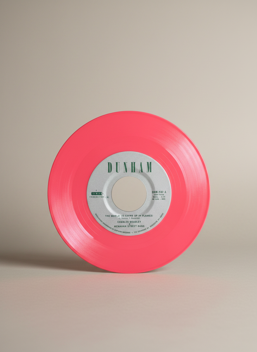 Charles Bradley ‎– The World (Is Going Up In Flames) / Heartaches And Pain 7" Colored Vinyl Limited Edition Soul Funk