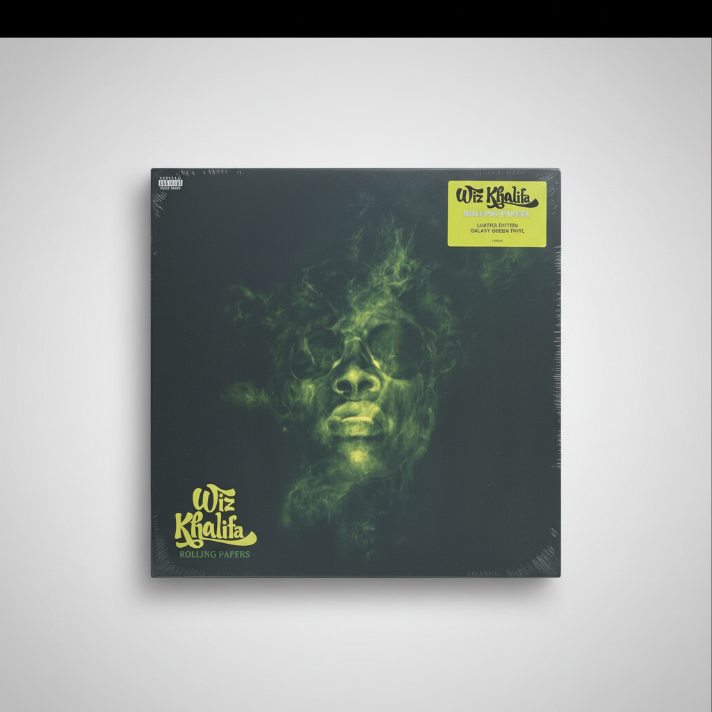 Wiz Khalifa ‎– Rolling Papers - 2XLP Limited Edition Reissue Green Galaxy Colored 2021