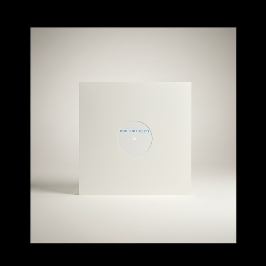 Poolside ‎– Poolside Edits #1 - 12" Promo White Label Hand Stamped 2013 Limited