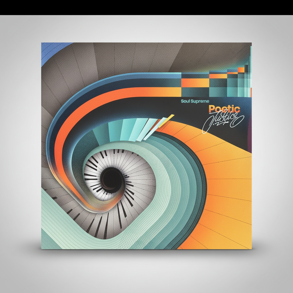 Soul Supreme ‎– Poetic Justice - LP Hip Hop / Rap Limited Edition Colored Splatter 2023