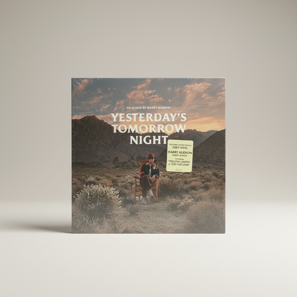 Harry Hudson ‎– Yesterday's Tomorrow Night - LP R&B 2018 Limited Edition Grey Vinyl  Roc Nation