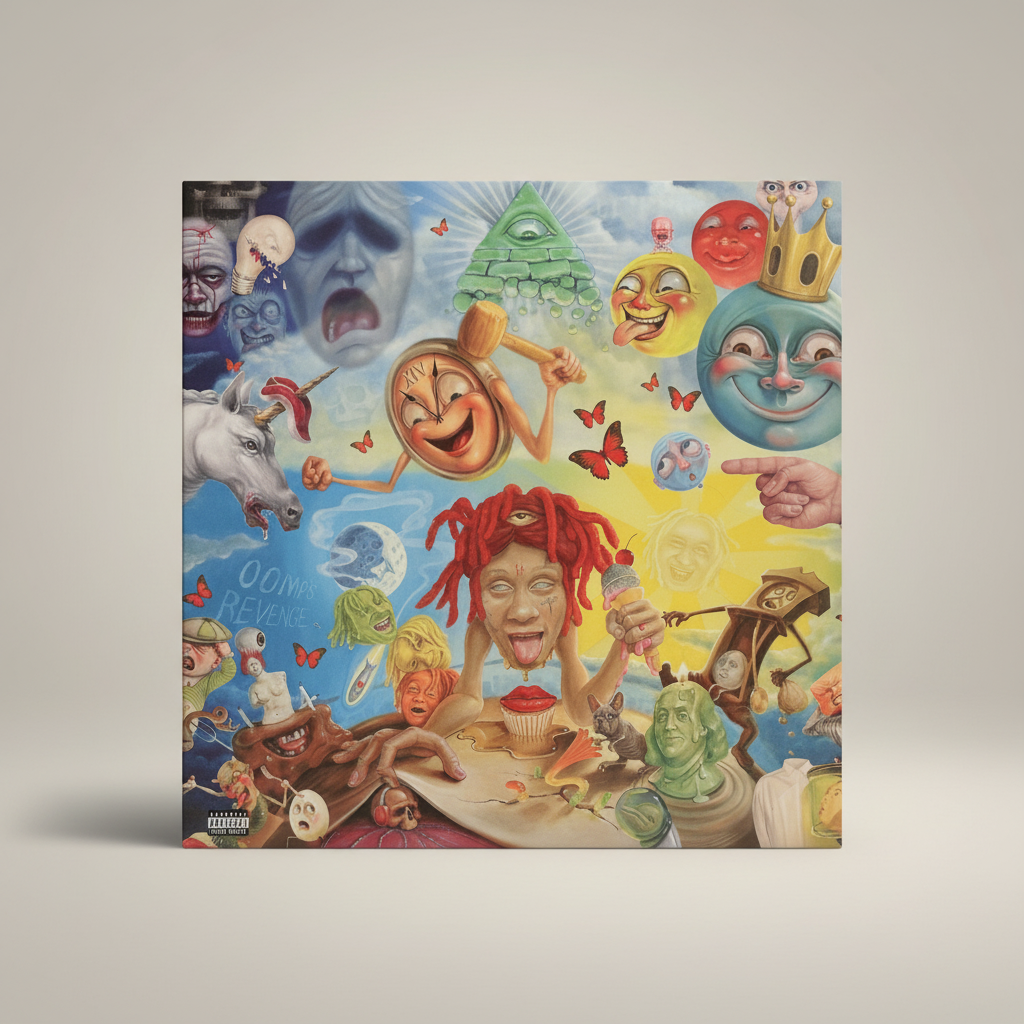 Trippie Redd ‎– Life's A Trip - LP Vinyl Hip Hop / Rap Colored Red / Yellow Split 2018