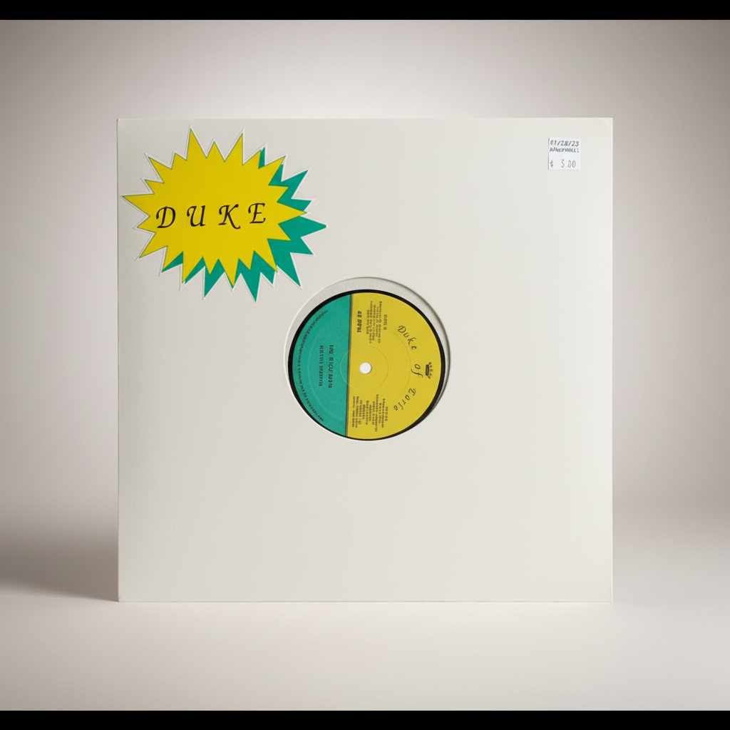 Keith Poppin ‎– Mr Rich Man - 12" Reggae Dancehall Duke Of Earle