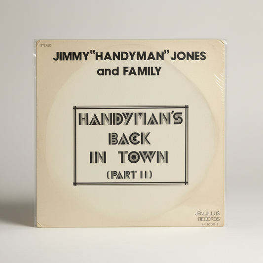 Jimmy "Handyman" Jones And Family ‎– Handyman's Back In Town (Part II) LP Soul Funk 1977