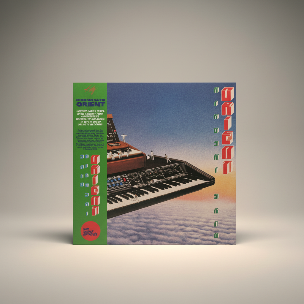 Hiroshi Sato ‎– Orient - LP Limited Edition, Reissue, Blue Translucent Vinyl Obi Wewantsounds