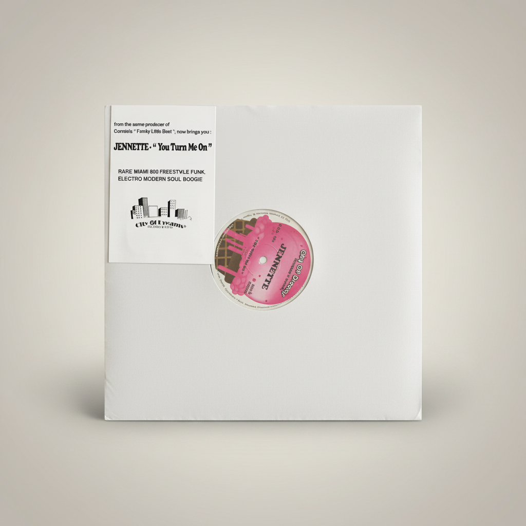 Jennette - You Turn Me On - 12" Reissue Freestyle / Electro Synths City Of Dreams 2015