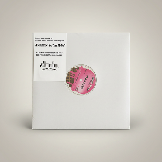 Jennette - You Turn Me On - 12" Reissue Freestyle / Electro Synths City Of Dreams 2015
