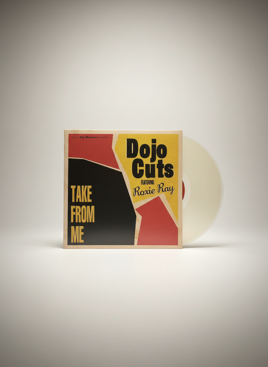 Dojo Cuts Feat. Roxie Ray ‎– Take From Me - LP  Limited Edition, Repress, Clear Colored Vinyl Record Kicks
