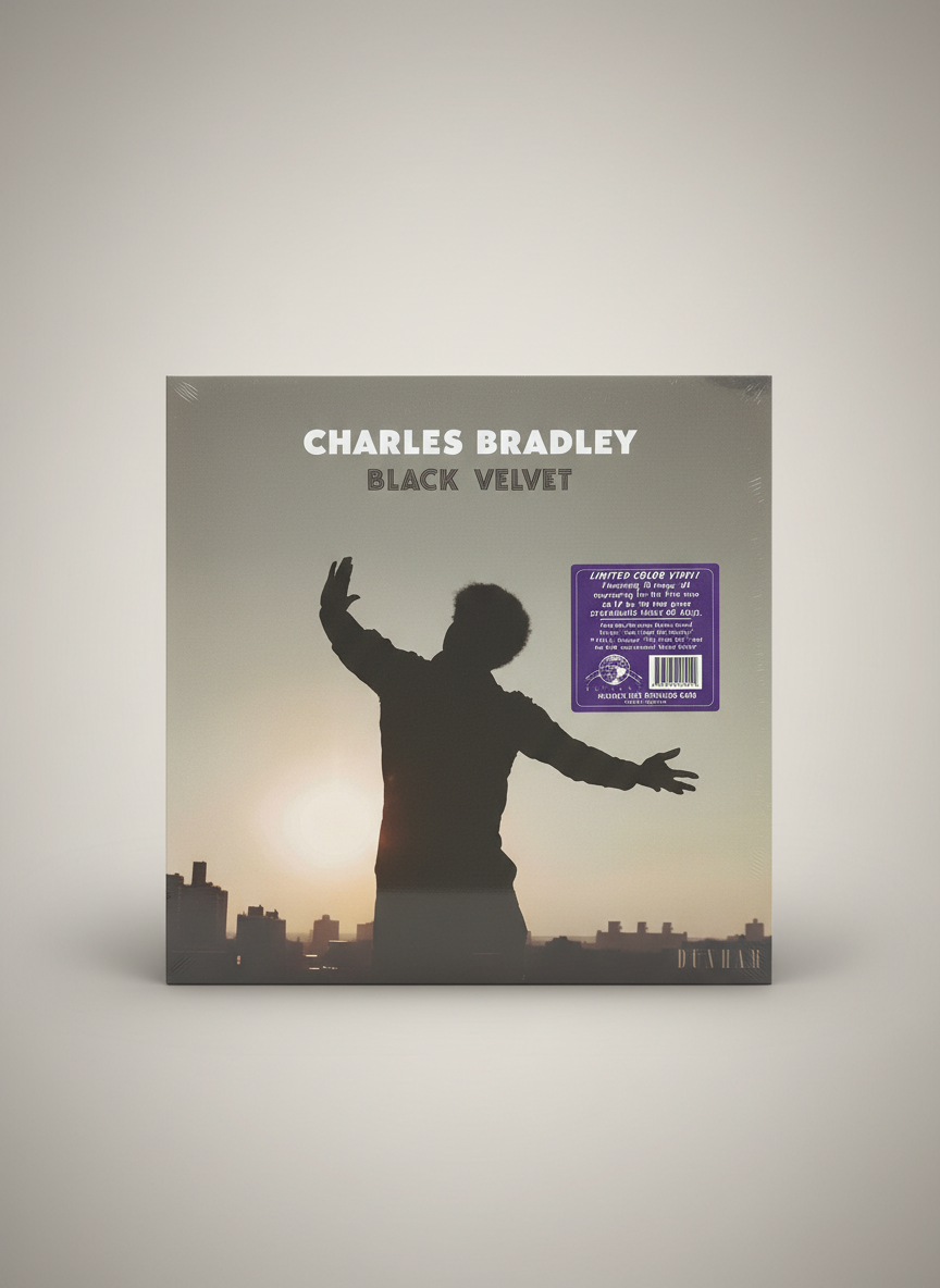 Charles Bradley Featuring The Menahan Street Band ‎– Black Velvet - LP Vinyl Limited Edition Colored Purple & Black Quad
