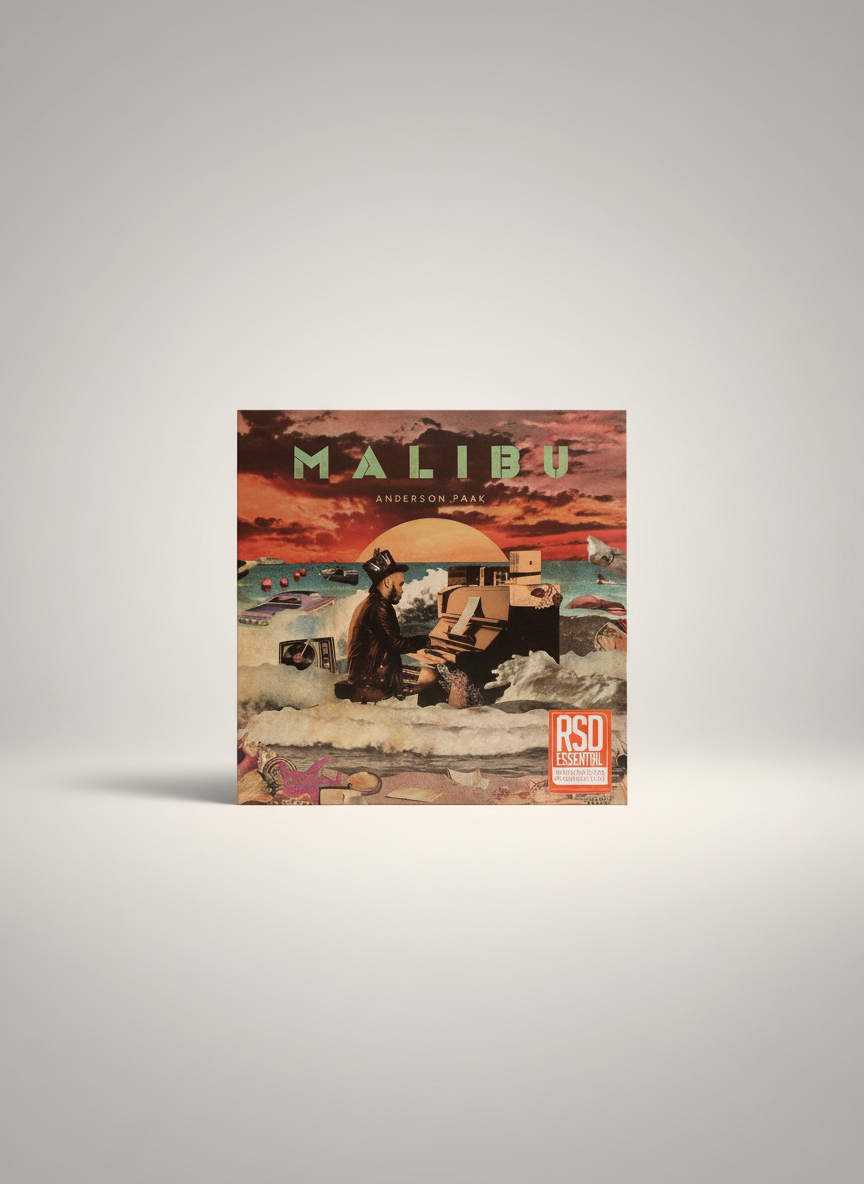 Anderson .Paak – Malibu 2XLP, Album, Record Store Day, Reissue, Stereo, Orange w/ White Splatter 2023