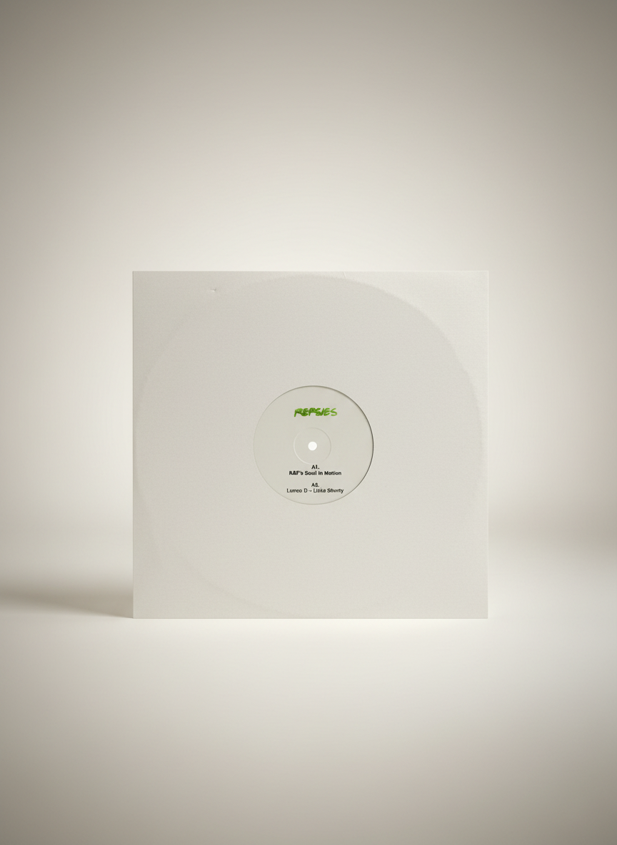 Unknown Artist ‎– Repsies 001 Vinyl, 12" Limited Edition, White Label, Stamped