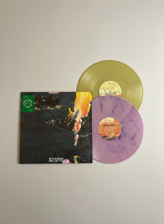 The Avalanches – Since I Left You - 2XLP Limited Reissue Turntable Lab Yellow Marble Pink Marble 2022