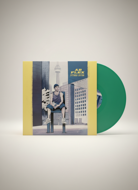 Abdominal ‎– Ab Flex (Extended Edition)  2XLP 2021 Album, Numbered, Stereo, Turquoise Opaque Marbled W/ Yellow (HHV Exclusive)