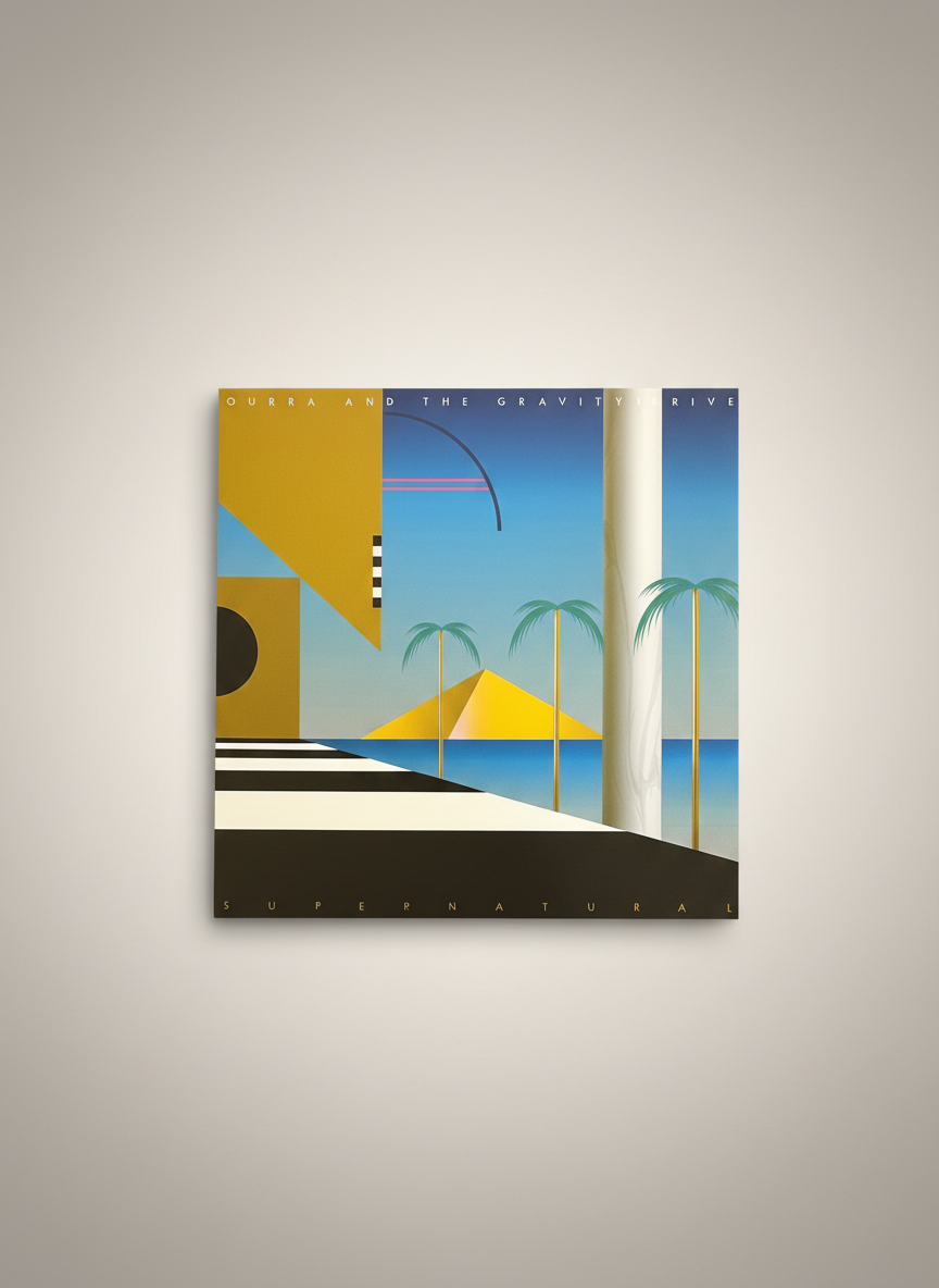 Ourra – Crystal Palms - LP Vaporwave / Electronic 2018 Colored Vinyl Star Creature