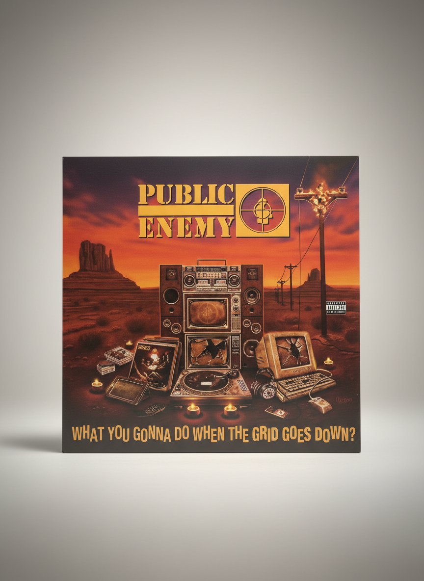 Public Enemy ‎– What You Gonna Do When The Grid Goes Down? - LP Vinyl Hip Hop 2020