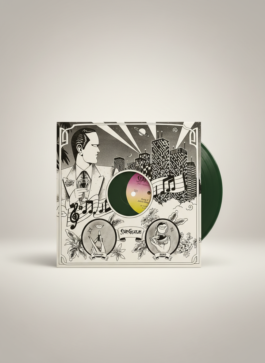 Ourra Presents James Merriwether Jr. ‎– Platinum City - 12" Colored Vinyl 2019