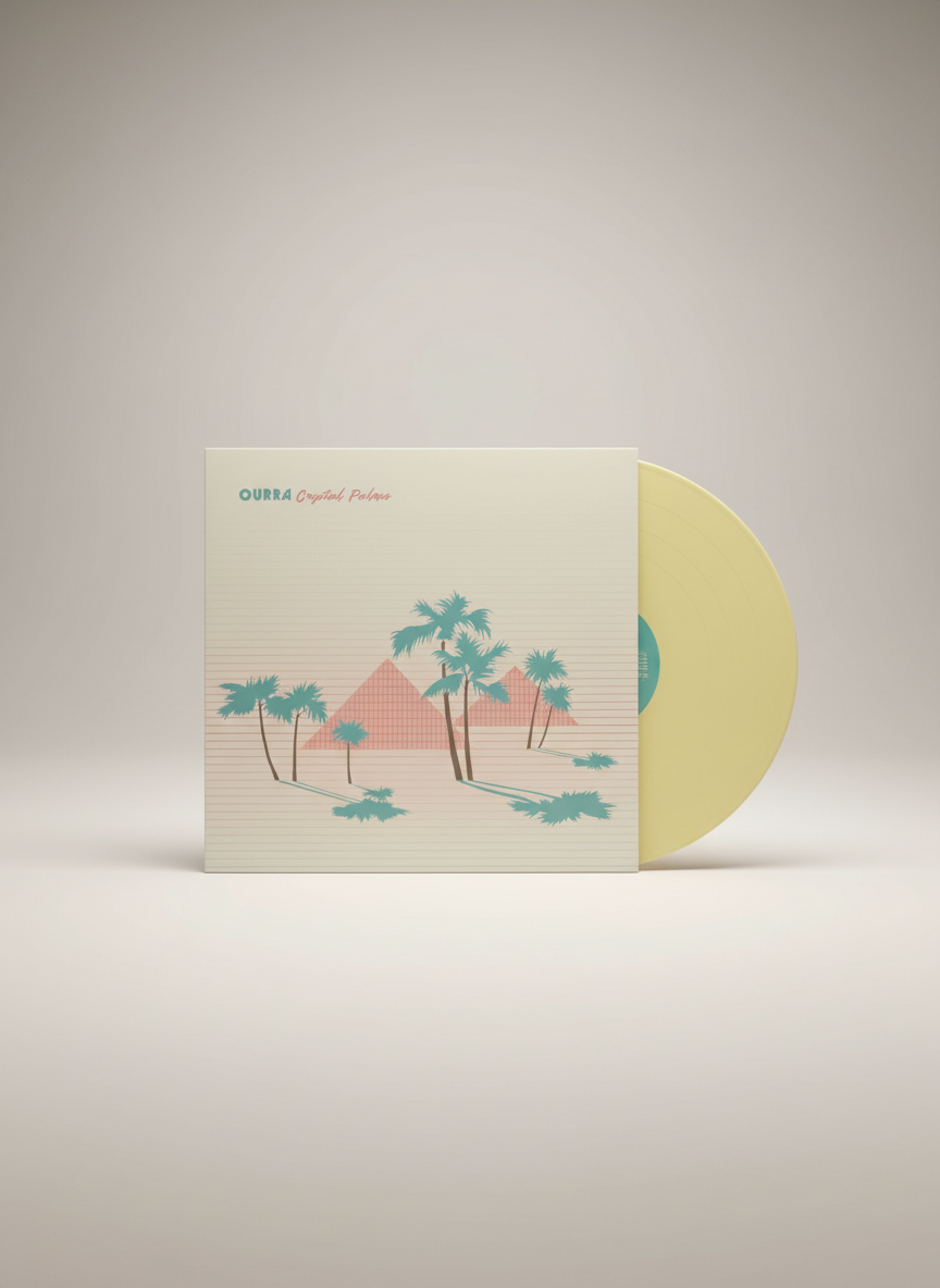 Ourra – Crystal Palms - LP Colored Vinyl Electro Boogie Chillwave