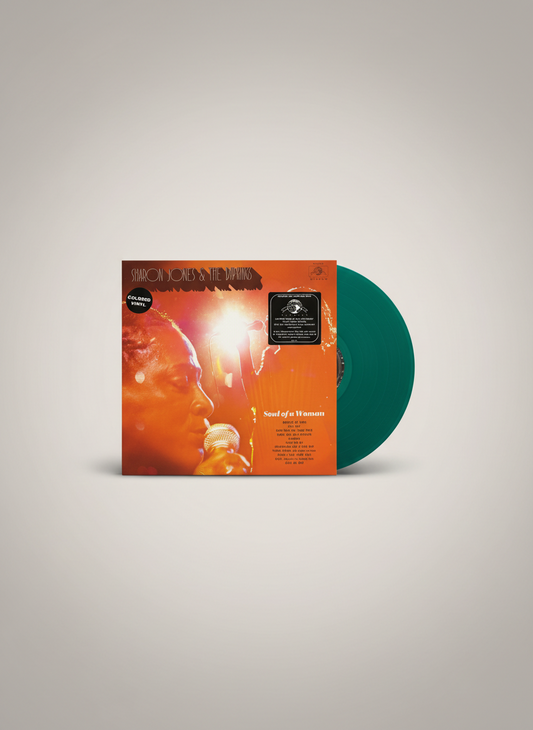 Sharon Jones & The Dap-Kings ‎– Soul Of A Woman - LP Soul Funk Album, Limited Edition Colored Turquoise Transparent Daptone