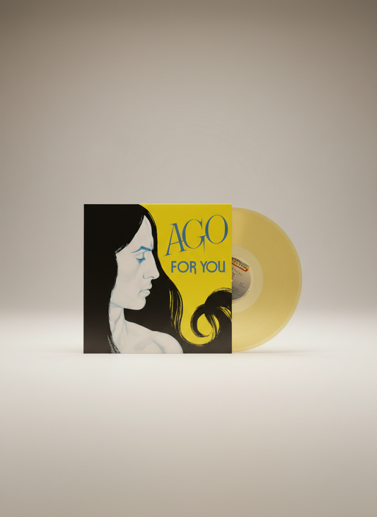 Ago – For You - LP Limited Edition Numbered Reissue Colored Transparent Yellow Full Time 2019