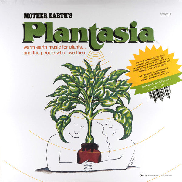 Mort Garson - Mother's Earth Plantasia  LP Limited Edition Reissue Remastered Stereo Green Tip-On Sleeve