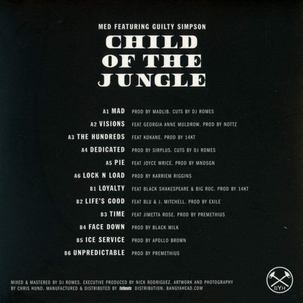 Med & Guilty Simpson - Child Of The Jungle LP
