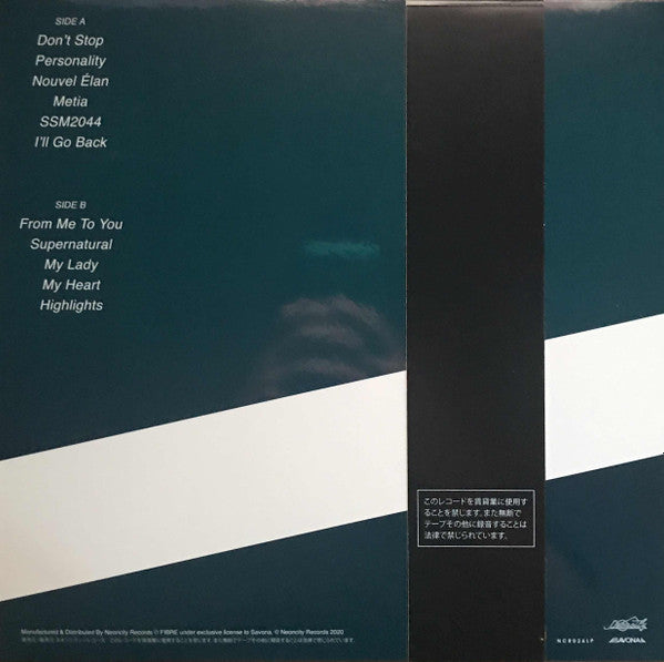 Fibre  ‎– 2014-2016 LP Vaporwave / Synths Vinyl Clear with Blue Splatter