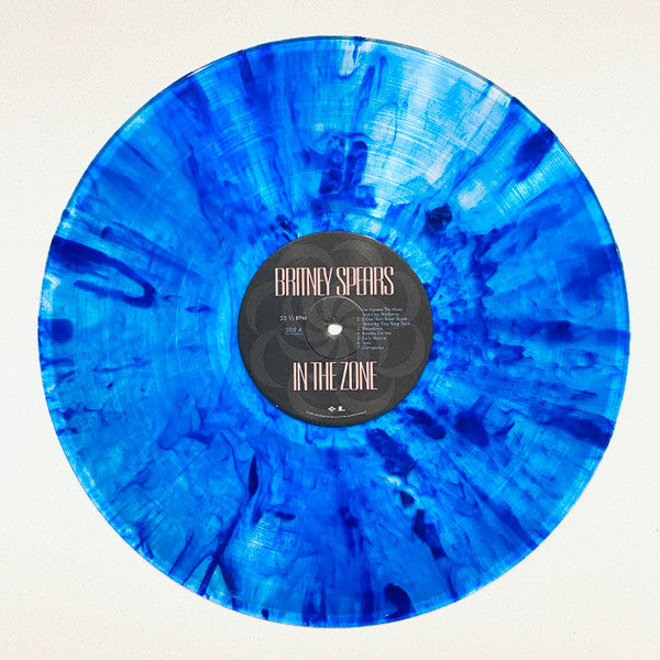 Britney Spears - In The Zone  LP LP Limited Edition Reissue Stereo Clear With Blue Splatter UO