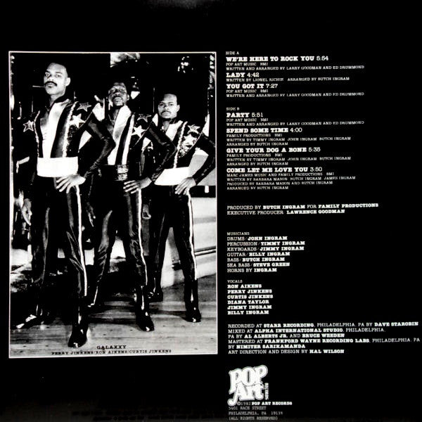 Galaxxy Ft Ron Aikens - S/t  LP reissue Soul / Funk