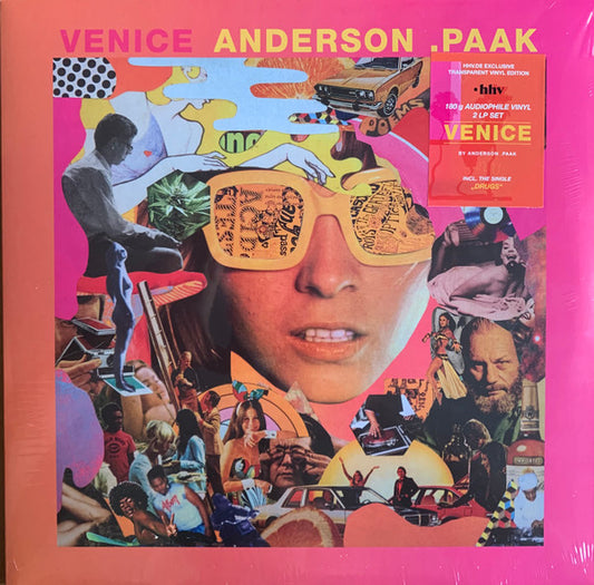 Anderson .Paak – Venice  2xLP Limited Edition Reissue Colored Transparent Hip Hop / Rap / R&b