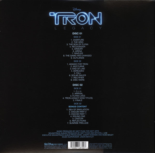 Daft Punk – TRON: Legacy Vinyl Edition Motion Picture Soundtrack Colored Vinyl