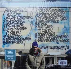 Abdominal ‎– Ab Flex 2xLP Vinyl Hip Hop / Rap Turquoise Opaque Marbled W/ Yellow