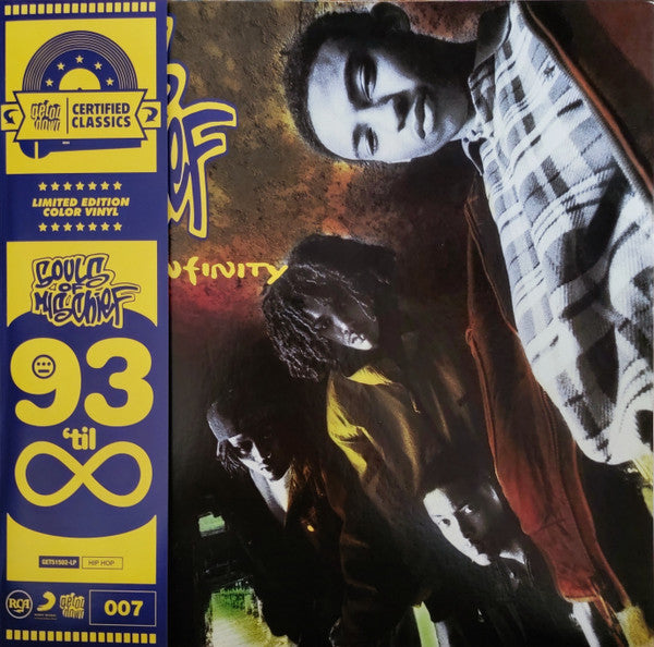 Souls Of Mischief – 93 ‘Til Infinity. 2xLP  Limited Edition Numbered Colored Blue Translucent Gatefold Rap / Hip Hop OBI