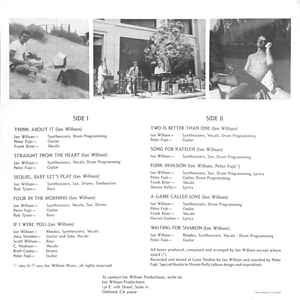 Ian Willson ‎– Straight From The Heart LP Soul / Funk A.O.R / Jazz