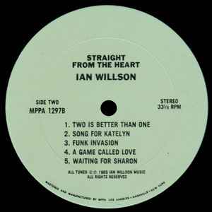 Ian Willson ‎– Straight From The Heart LP Soul / Funk A.O.R / Jazz