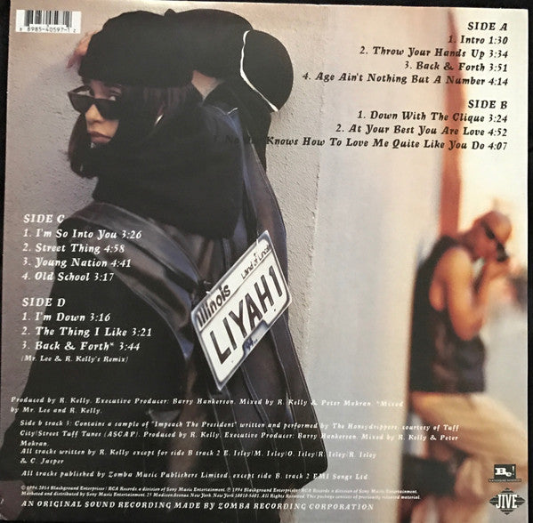 Aaliyah - Age Ain't Nothing But A Number 2xLP Colored Limited UO Vinyl Edition