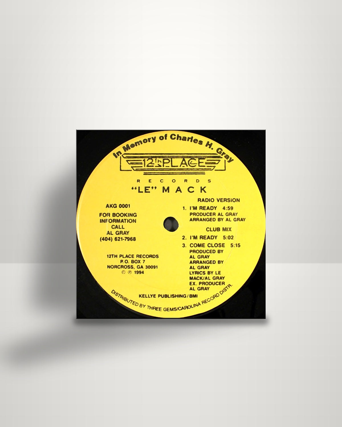 "Le" Mack – I'm Ready / Come Close - 12" - 12th Place Records US 1994