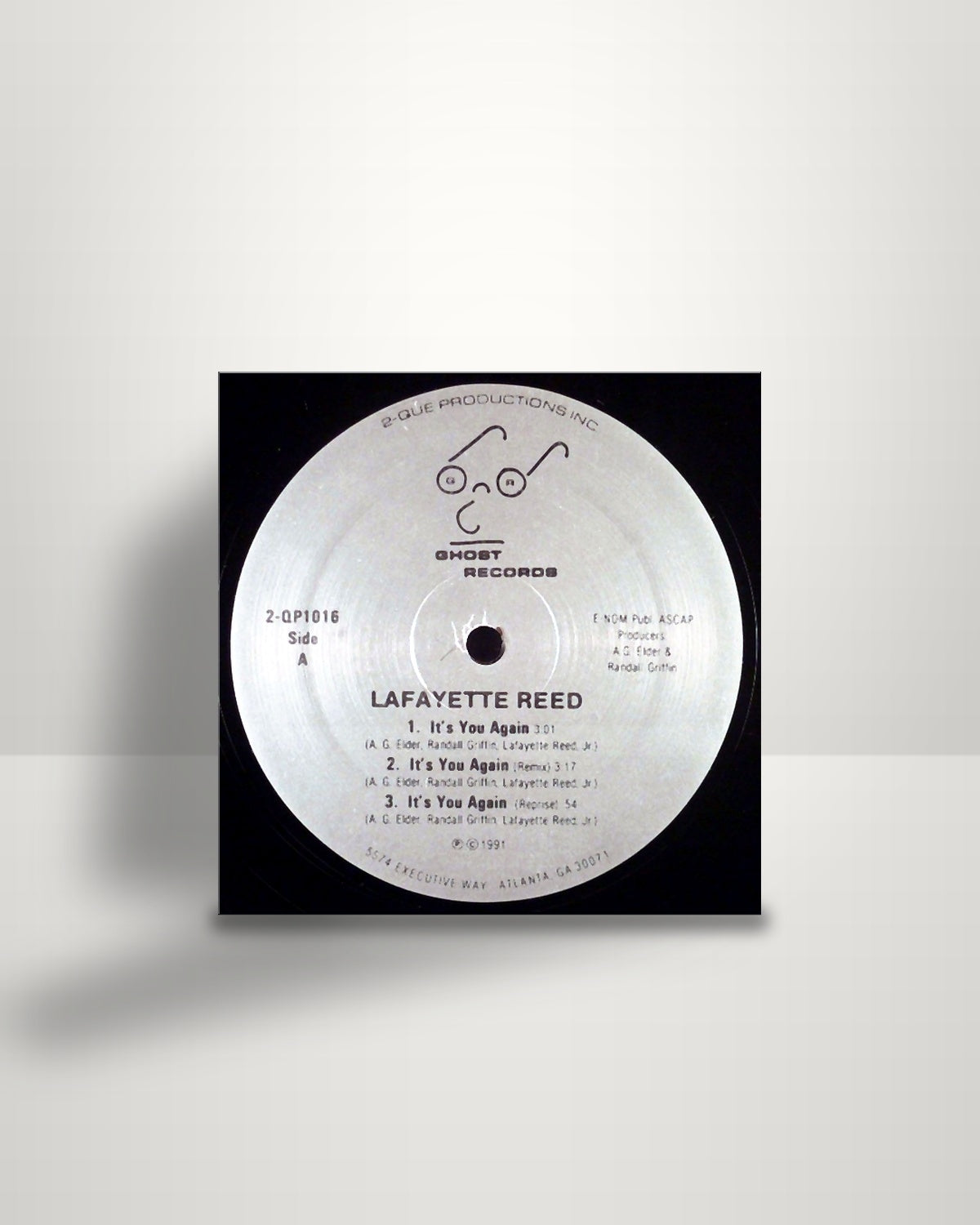 Lafayette Reed – It's You Again / Heart & Soul - 12" - 2-Que Productions Inc. US 1991