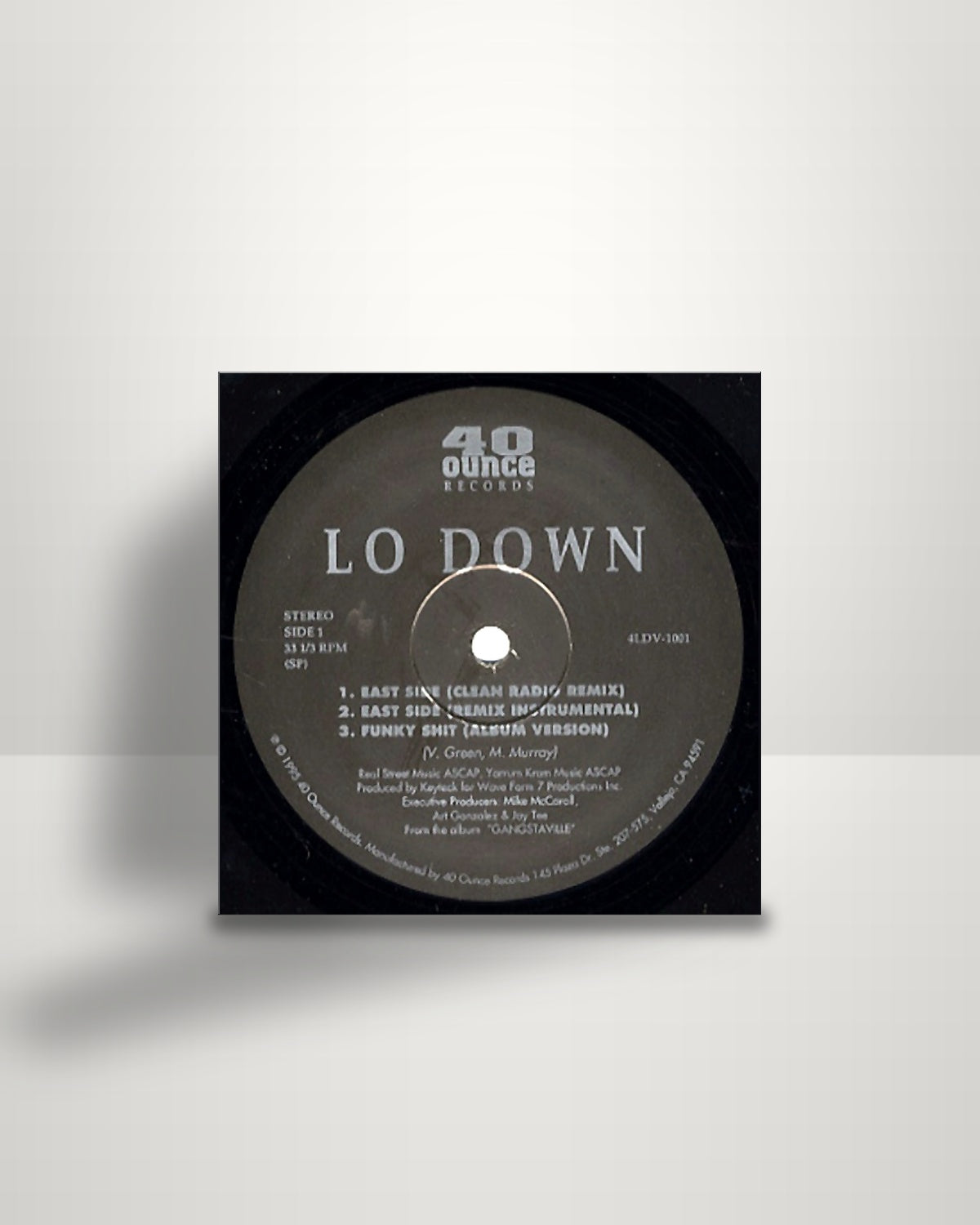 Lo Down – East Side - 12" - 40 Ounce Records US 1995