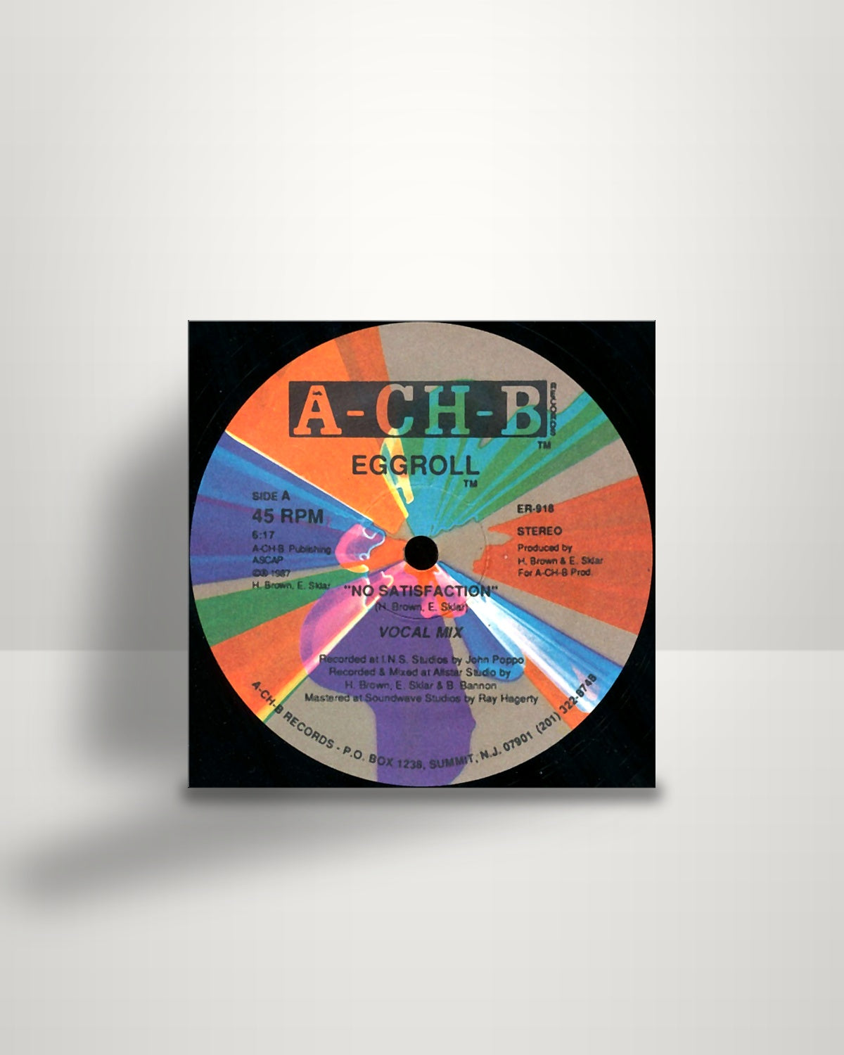 Eggroll – No Satisfaction - 12" - A-CH-B US 1987