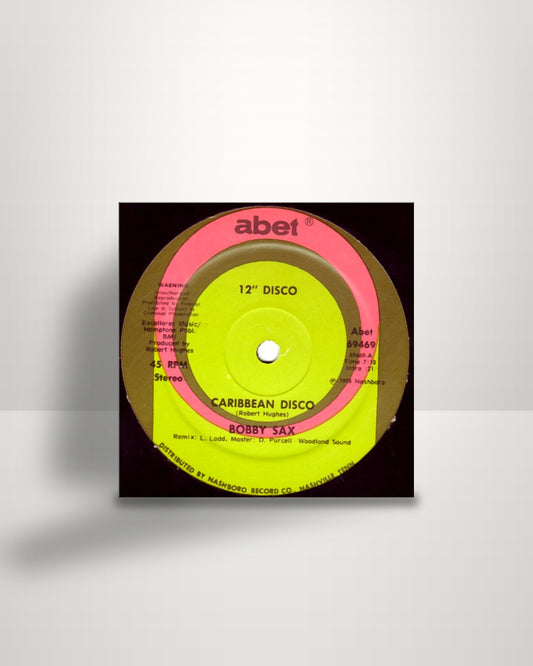 Bobby Sax – Caribbean Disco - 12" - Abet US 1977