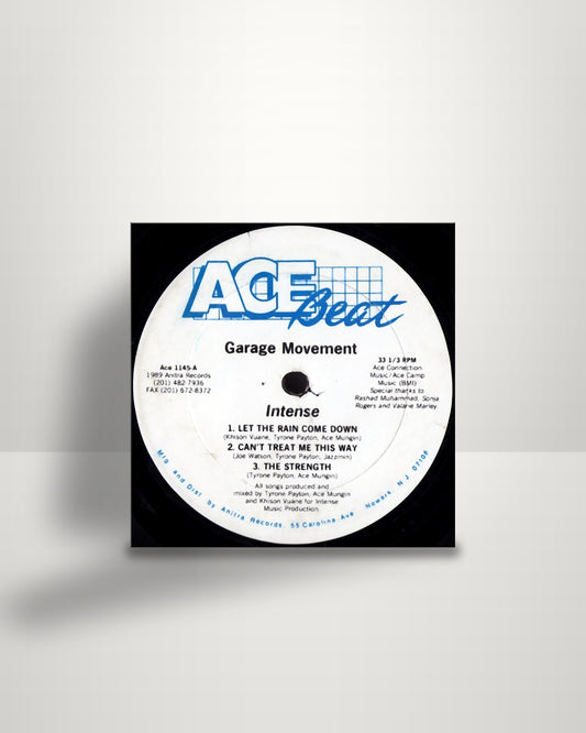 Intense – Garage Movement EP - 12" - Ace Beat Records US 1989