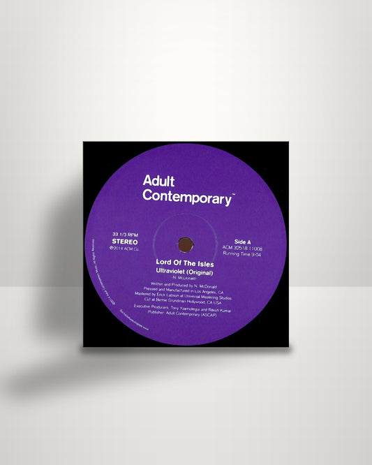 Lord Of The Isles – Ultraviolet - 12" - Adult Contemporary US 2015