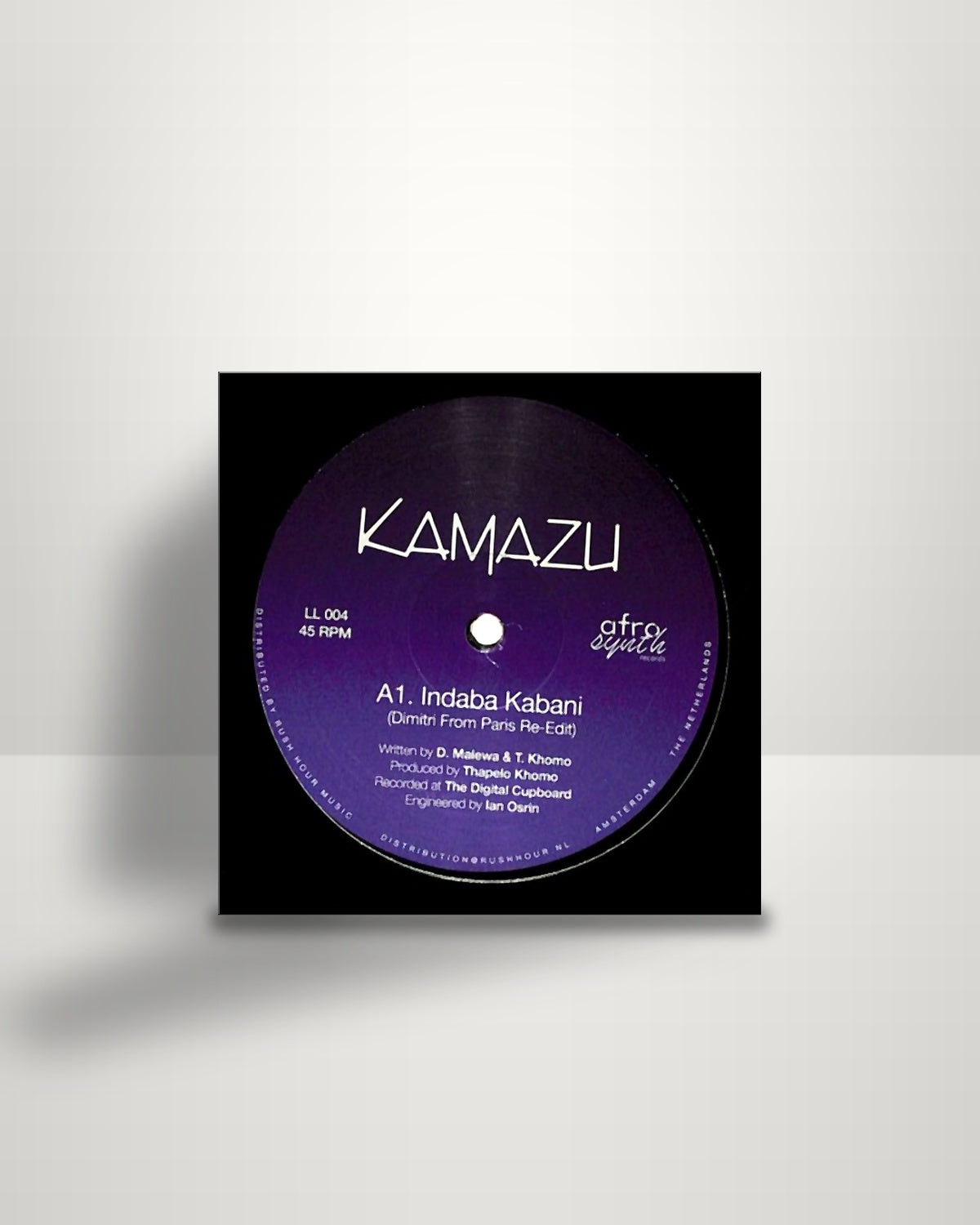 Kamazu – Indaba Kabani / Mjukeit - 12" - Afrosynth Records NL 2022